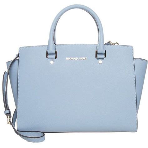 michael kors pale blue handbag|Michael Kors royal blue handbag.